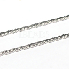 Tarnish Resistant 304 Stainless Steel Square Snake Chains CHS-L001-165-1.2mm-1