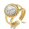 Ion Plating(IP) 304 Stainless Steel Open Cuff Rings RJEW-C079-13G-01-1