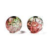 Transparent Crackle Acrylic Beads CACR-N002-13A-4
