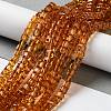 Glass Bead Strands GLAA-R041-4x4mm-12-1