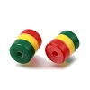 Opaque Stripe Resin Beads RE-CBA0A57-13B-2