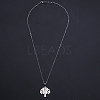 Non-Tarnish 201 Stainless Steel Pendants Necklaces NJEW-S105-JN688-45-1-2