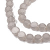 Transparent Imitation Jade Glass Beads Strands GLAA-N052-05A-B05-3