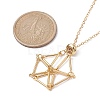Stainless Steel Macrame Pouch Empty Stone Holder for Pendant Necklace Making NJEW-JN04532-01-5