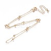 Brass Cable Chain Necklace MAK-N031-003-2