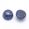 Natural Lapis Lazuli Cabochons G-P393-R11-8MM-2