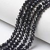 Opaque Solid Color Imitation Jade Glass Beads Strands EGLA-A044-P4mm-D18-1