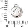 12 Constellations 304 Stainless Steel Pendants STAS-F354-01P-06-3