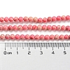 Synthetic Imperial Jasper Dyed Beads Strands G-D077-A01-03K-5