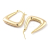Brass Hoop Earrings EJEW-H301-02G-02-2