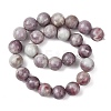 Natural Lepidolite/Purple Mica Stone Beads Strands G-A310-A01-16mm-3