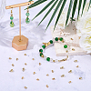 30Pcs 3 Styles Brass Bead Tips KK-SC0007-77-4