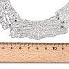 316L Surgical Stainless Steel Textured Link Chain Choker Necklaces SA-CBAB122-06P-5