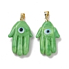 Handmade Lampwork Pendants LAMP-P057-02G-04-2