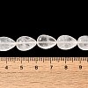 Natural Quartz Crystal Beads Strands G-I377-A30-5