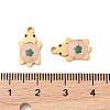 304 Stainless Steel Enamel Pendants STAS-S156-01G-09-3
