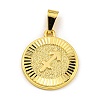 Brass Pendants KK-P263-14G-12-1