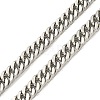 Non-Tarnish 201 Stainless Steel Curb Chain Necklaces NJEW-Q336-06A-P-5