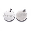 Non-Tarnish Stainless Steel Pendants STAS-E456-01P-AAA-1