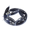 Natural Iolite Beads Strands G-O179-G22-2