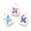Printed Brass Pendants KK-CBAF9BC-12G-1