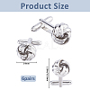 6 Pairs Alloy Cufflinks FIND-FH0017-36P-2