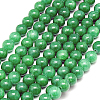 Natural Yellow Jade Beads Strands X-G-G598-4mm-YXS-19-1