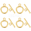 925 Sterling Silver Toggle Clasps STER-BC0004-38G-1