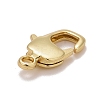 Brass Lobster Claw Clasps X-KK-M229-70G-3