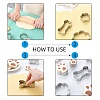 Tarnish Resistant 304 Stainless Steel Cookie Cutters DIY-E012-41-3