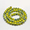 Round Millefiori Glass Beads Strands LK-P001-M-3