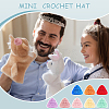 24Pcs 8 Colors Handmade Wool Woven Hat Decoration AJEW-FG0003-34B-6