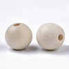 Unfinished Natural Wood Beads X-WOOD-S651-A14mm-LF-2