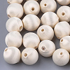 Polyester Thread Fabric Covered Beads X-WOVE-T007-16mm-18-1