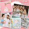 Heart Printed Cloth Drawstring Storage Bags ABAG-WH20010-20C-02-4