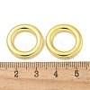 Rack Plating Brass Linking Rings KK-L224-092G-3