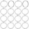 40Pcs 304 Stainless Steel Split Key Rings STAS-CY0001-01A-P-7