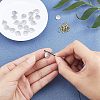 304 Stainless Steel Pendant Rhinestone Settings STAS-UN0007-21P-3