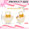 Foldable Imitation Leather Wedding Candy Bags CON-WH0089-54A-2