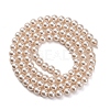 Baking Paint Pearlized Glass Pearl Round Bead Strands PEAR-H019-02A-02-3