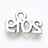 Tibetan Style Alloy Charms X-TIBE-T010-29AS-RS-3
