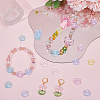 400Pcs Transparent Acrylic Beads MACR-SP0001-20-4