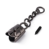 Zinc Alloy Cord End FIND-WH0037-84B-1