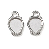 304 Stainless Steel Pendant Cabochon Settings SA-CBAE5AC-06P-1