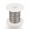 Tarnish Resistant 304 Stainless Steel Paperclip Chains CHS-F010-01B-P-3