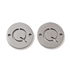 Non-Tarnish 201 Stainless Steel Hollow Flat Round Links FIND-R149-03Q-P-1