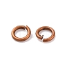 Brass Saw Cut Open Jump Rings KK-G514-01A-R-2