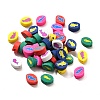 Handmade Polymer Clay Beads CLAY-R006-08-1