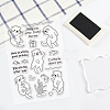 Globleland 9 Sheets 9 Style PVC Plastic Stamps DIY-GL0002-82B-6