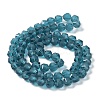 Electroplate Transparent Glass Beads Strands EGLA-I018-FA02-2